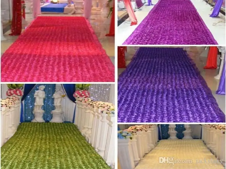 New Popular Wedding Favors White Carpet 3D Rose Petal Aisle Runner For Wedding Party Decorations Supplies Shooting Prop 16 Color
New Popular Wedding Favors White Carpet 3D Rose Petal Aisle Runner For Wedding Party Decorations Supplies Shooting Prop 16 Color