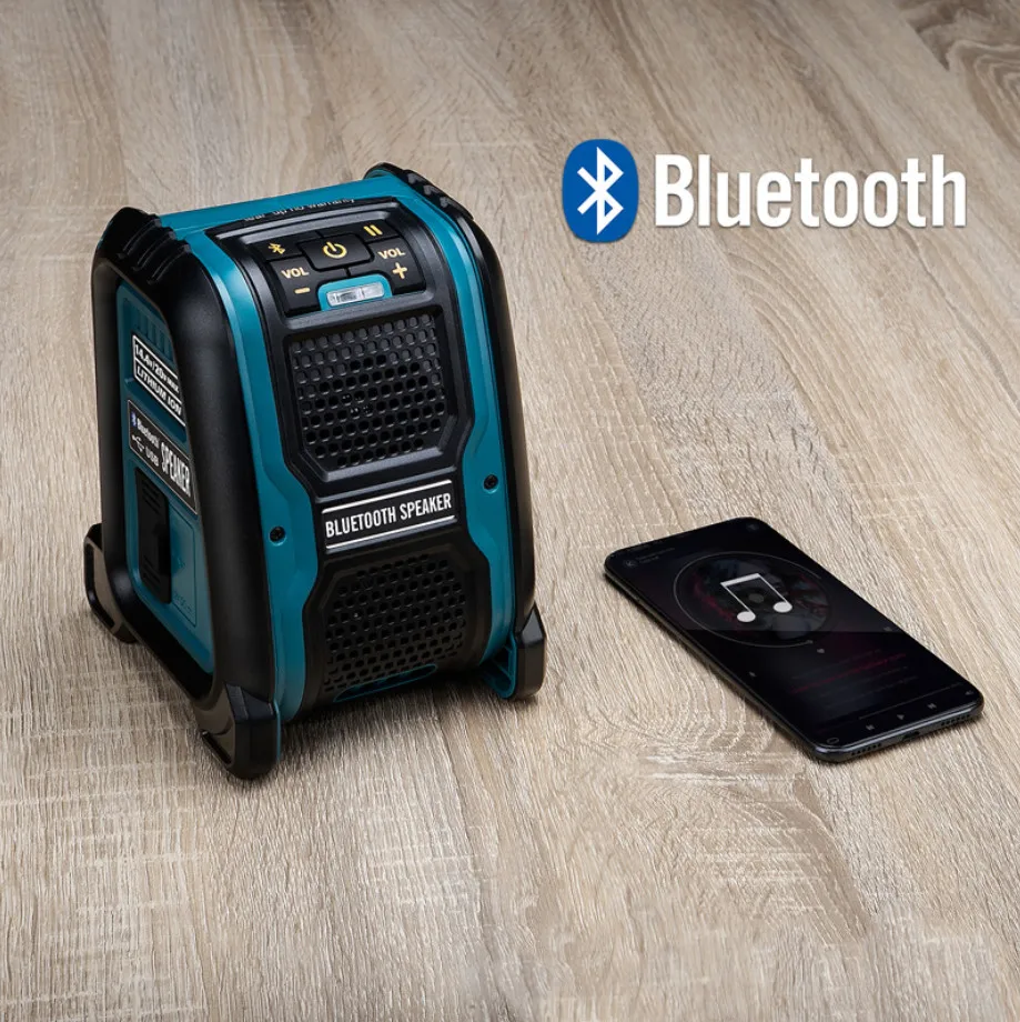 Для Dewalt, Makita, Bosch, Milwaukee, 14,4 В, 18 в, литий-ионная батарея, Bluetooth динамик, mp3-плеер, громкий динамик, Усилитель 15 Вт
Для Dewalt, Makita, Bosch, Milwaukee, 14,4 В, 18 в, литий-ионная батарея, Bluetooth динамик, mp3-плеер, громкий динамик, Усилитель 15 Вт