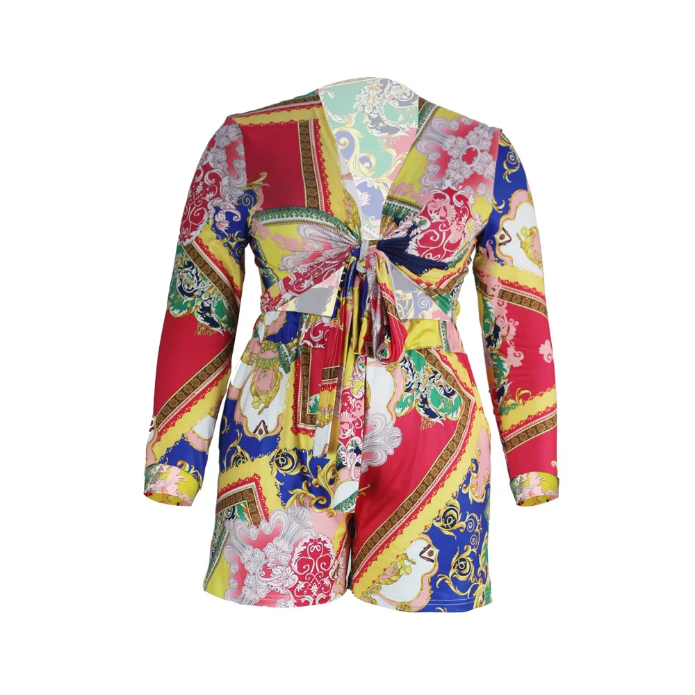 Plus Size 2 Piece Sets Womens Outfits Fashion Ptinted Shorts Sets Summer Clothes 2021 New Long Sleeve Two Piece Suits 3XL 4XL
Plus Size 2 Piece Sets Womens Outfits Fashion Ptinted Shorts Sets Summer Clothes 2021 New Long Sleeve Two Piece Suits 3XL 4XL