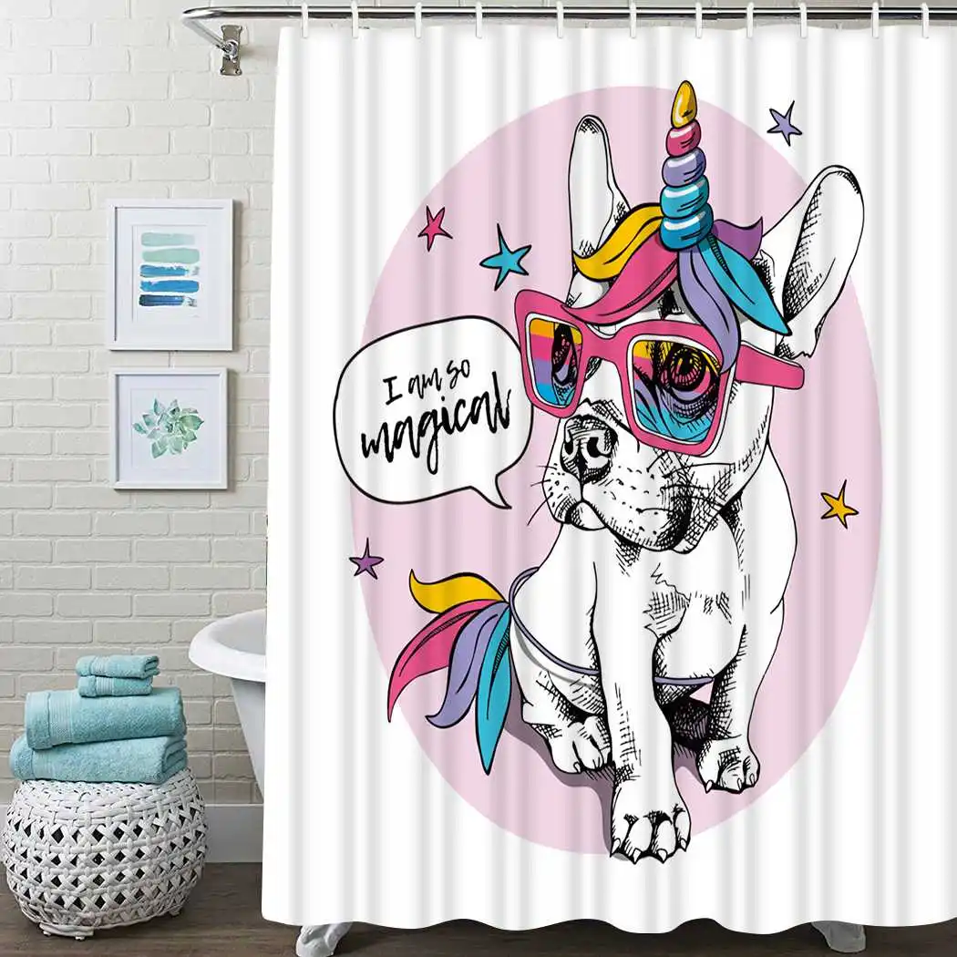Unicorn Rainbow Shower Curtain Cute Shower Shower Curtain Waterproof Fabric For Bathroom Decor Shower Curtains Set With Hooks
Unicorn Rainbow Shower Curtain Cute Shower Shower Curtain Waterproof Fabric For Bathroom Decor Shower Curtains Set With Hooks