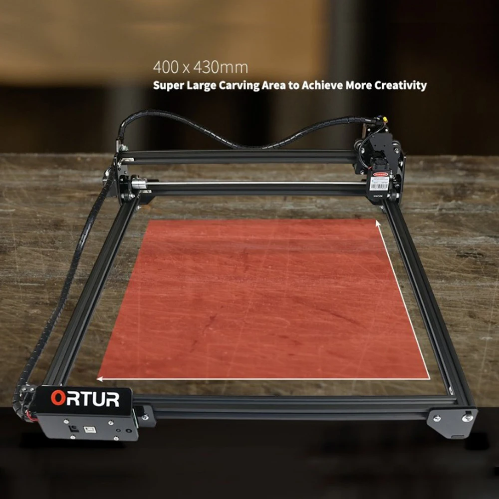 ORTUR Laser Master 2 32-bit Motherboard 15W/7W/20W Laser Engraving Machine 400x430mm Size Fast Speed High Precision CNC Router
ORTUR Laser Master 2 32-bit Motherboard 15W/7W/20W Laser Engraving Machine 400x430mm Size Fast Speed High Precision CNC Router