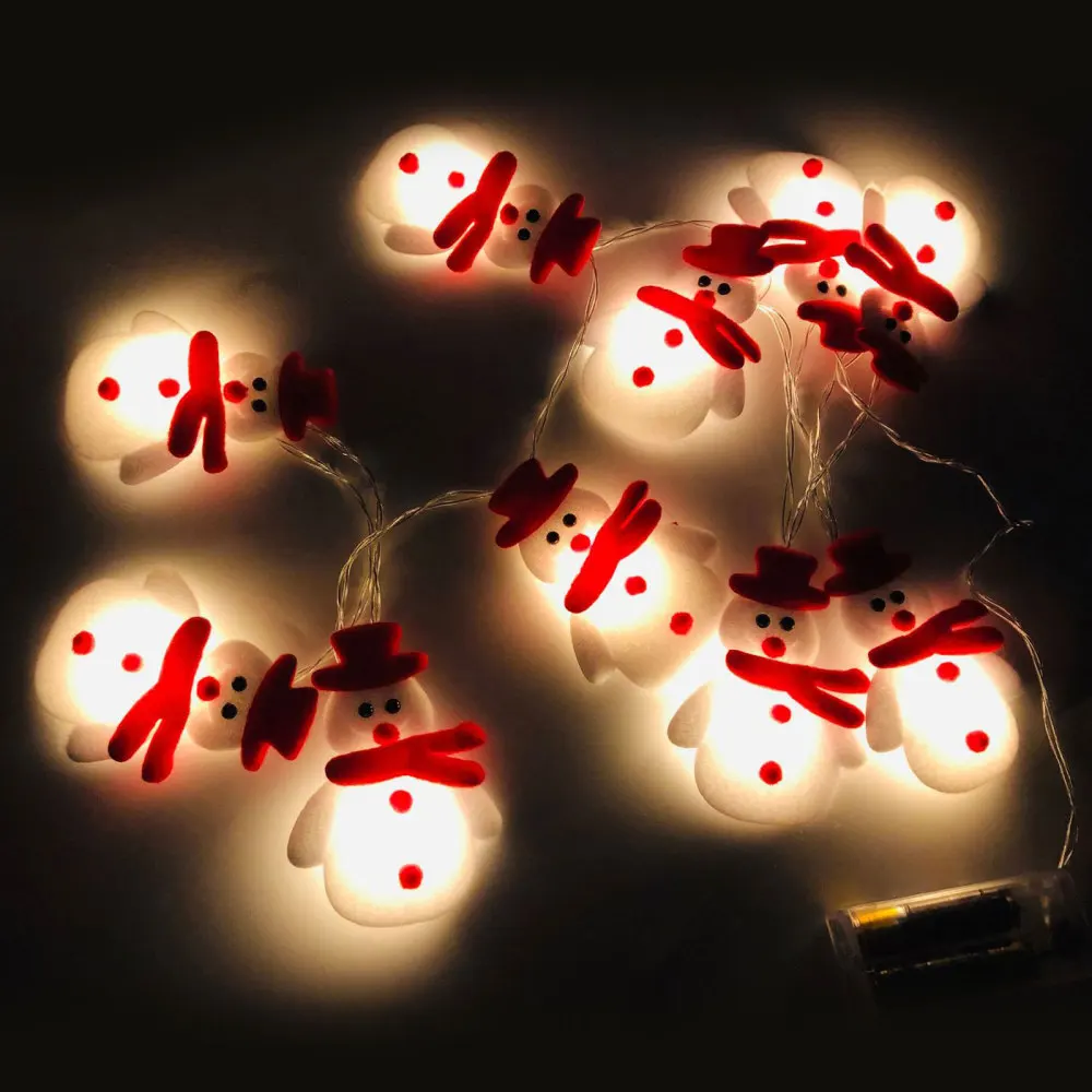 LED Holiday Lighting Christmas Plush Snowman String Lights Fairy Party Tree Outdoor 1.65/3 M Xmas Decoration Decorative Lantern
LED Holiday Lighting Christmas Plush Snowman String Lights Fairy Party Tree Outdoor 1.65/3 M Xmas Decoration Decorative Lantern