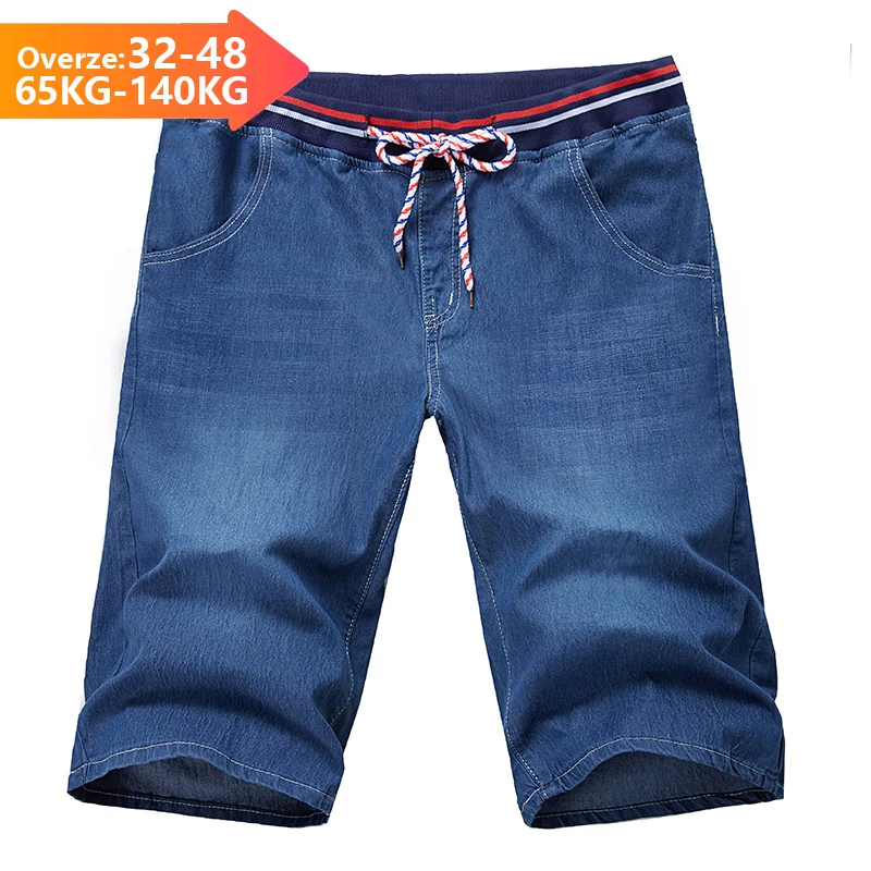 Men's Denim Shorts Summer Hot Large Size 42 44 46 48 Casual Loose Stretch Cowboy Thin Short Jean Male Denim Breeches
Men's Denim Shorts Summer Hot Large Size 42 44 46 48 Casual Loose Stretch Cowboy Thin Short Jean Male Denim Breeches