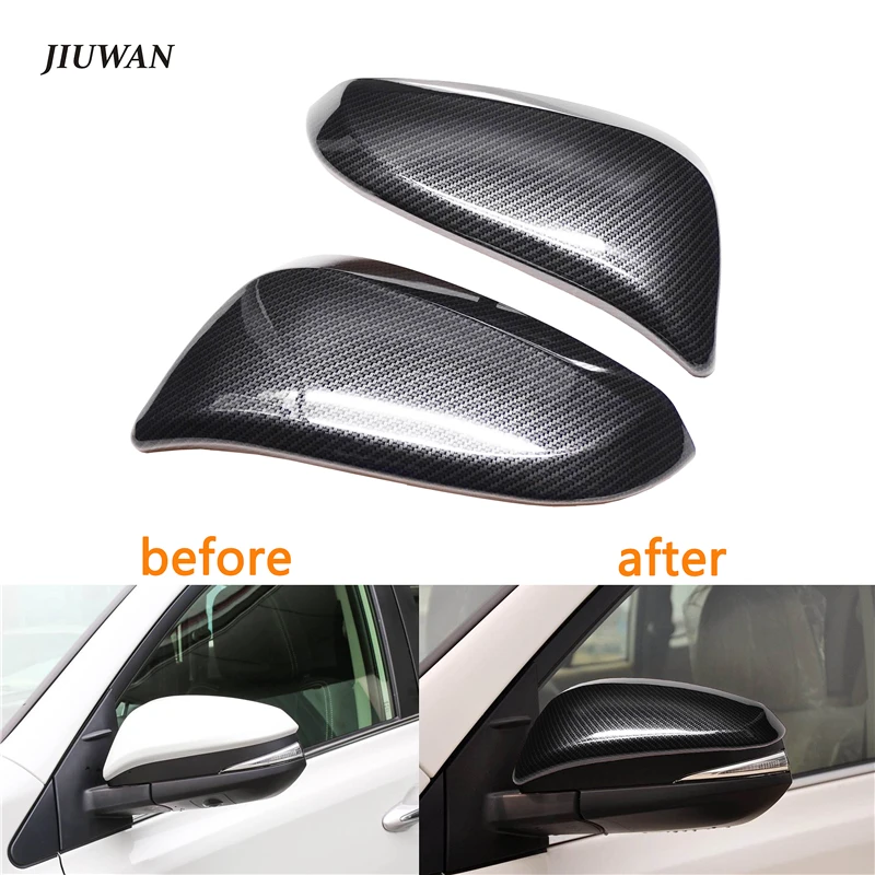 1 Pair High Quality Carbon Fiber Pattern Rearview Side Mirror Cover Car Decoration Accessories Fit For Toyota RAV4 2013-2018
1 Pair High Quality Carbon Fiber Pattern Rearview Side Mirror Cover Car Decoration Accessories Fit For Toyota RAV4 2013-2018