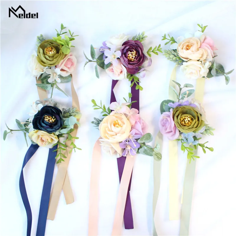 Meldel Artificial Flower Silk Rose Wedding Bridesmaid Wrist Corsage Girl Bracelet Flower Men Boutonniere Wedding Planner Flowers
Meldel Artificial Flower Silk Rose Wedding Bridesmaid Wrist Corsage Girl Bracelet Flower Men Boutonniere Wedding Planner Flowers