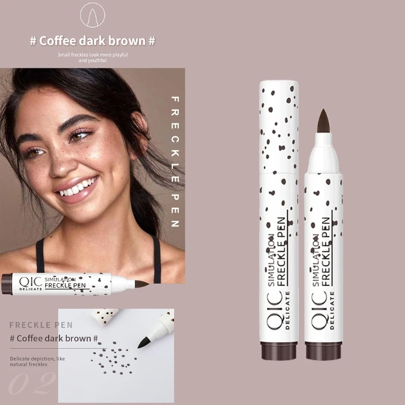 Freckle Pen Faux Freckles Makeup Tool 2Pcs Temporary Freckle Tint Tattoo Makeup Cosmetic Pen Lifelike Make Up Kit
Freckle Pen Faux Freckles Makeup Tool 2Pcs Temporary Freckle Tint Tattoo Makeup Cosmetic Pen Lifelike Make Up Kit