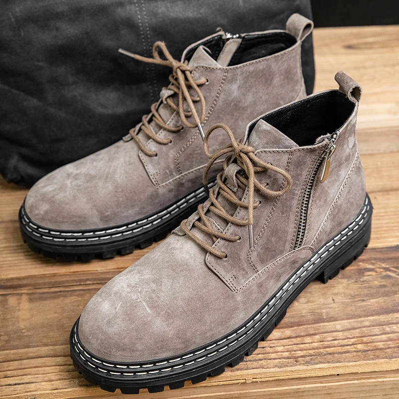 mens leisure desert boots tide genuine leather platform shoes youth streetwear cowboy ankle boot spring autumn botas zapatillas
mens leisure desert boots tide genuine leather platform shoes youth streetwear cowboy ankle boot spring autumn botas zapatillas