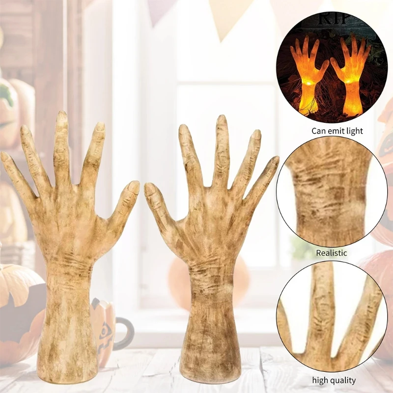 Halloween Ghost Festival Realistic Zombie Hands Haunted House Indoor and Outdoor Lawn Garden Horror Simulation Arms
Halloween Ghost Festival Realistic Zombie Hands Haunted House Indoor and Outdoor Lawn Garden Horror Simulation Arms