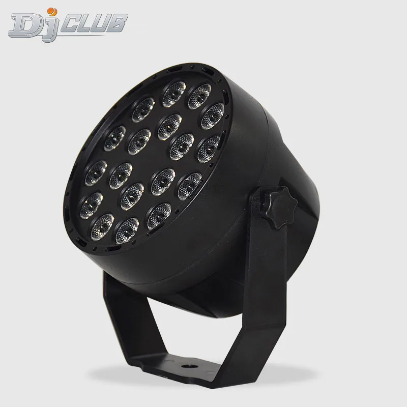 Par led 18X3 W rgb мыть DMX сценическое Освещение DJ Led вечерние светодиодные плоские для |