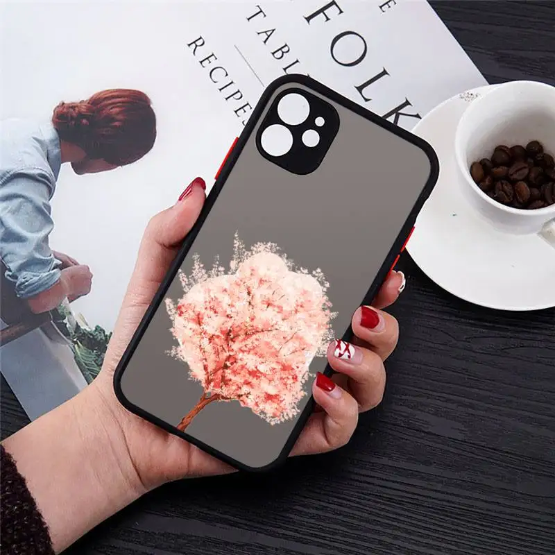 Cherry blossoms pink Phone Case matte transparent For iphone 7 8 11 12 plus mini x xs xr pro max cover
Cherry blossoms pink Phone Case matte transparent For iphone 7 8 11 12 plus mini x xs xr pro max cover