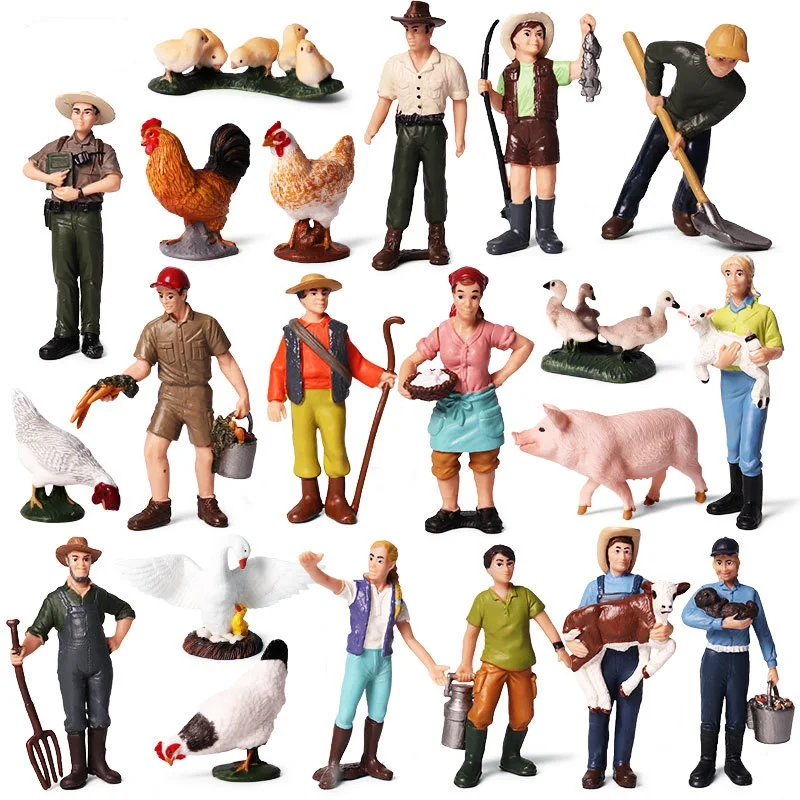 New Farm House Model Action Figures Simulation Farmer Animals Set Figurine Miniature Cute Educational Learning Kids Toy
New Farm House Model Action Figures Simulation Farmer Animals Set Figurine Miniature Cute Educational Learning Kids Toy