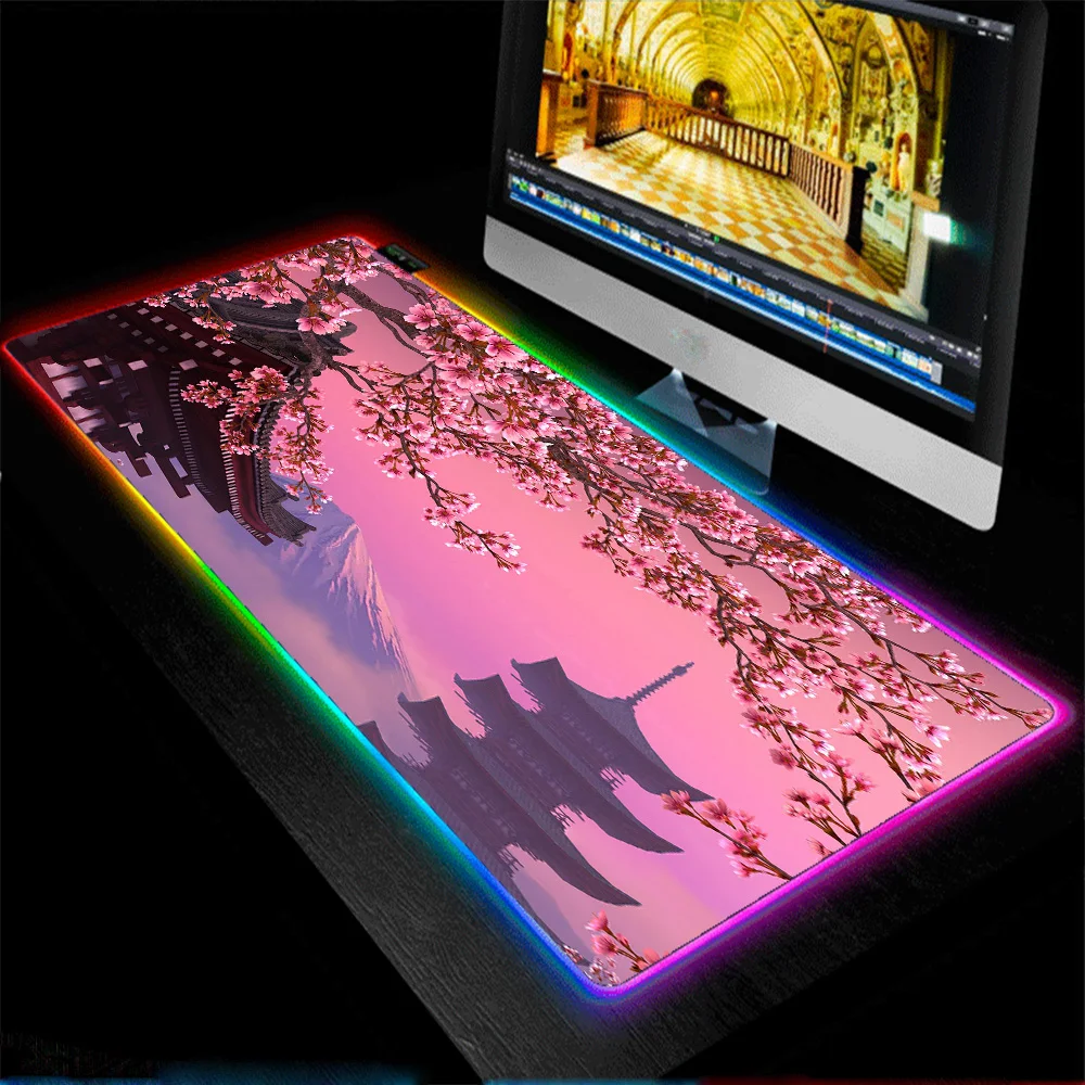 Pink Landscape Cherry Blossom 90x40/80x30 Pink Mousepad RGB Gaming Mouse Pad Colorful LED Laptop Keyboard CS Pad XxL Desk Mat
Pink Landscape Cherry Blossom 90x40/80x30 Pink Mousepad RGB Gaming Mouse Pad Colorful LED Laptop Keyboard CS Pad XxL Desk Mat