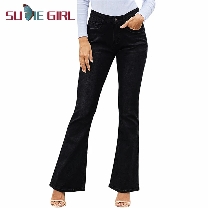 SUDIE Girl Fashion casual ladies jeans 2020 new high waist stretch thin flared trousers wide leg pants
SUDIE Girl Fashion casual ladies jeans 2020 new high waist stretch thin flared trousers wide leg pants