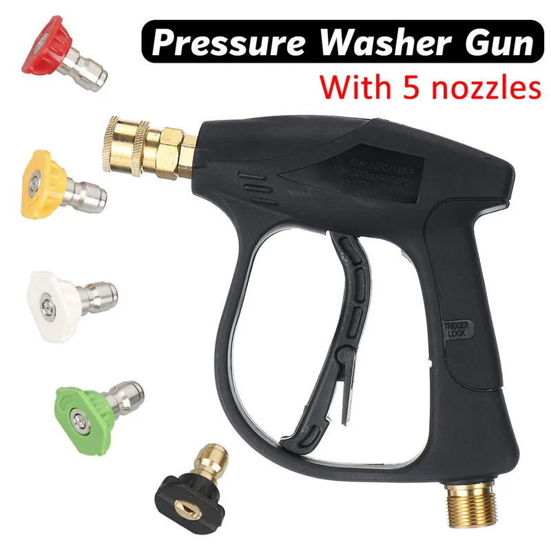 High Pressure Water Guns 3000PSI Quick Connection Adapter Car Washing Guns Pressure Water Jet Cleaning Tools Car Washer Guns
High Pressure Water Guns 3000PSI Quick Connection Adapter Car Washing Guns Pressure Water Jet Cleaning Tools Car Washer Guns