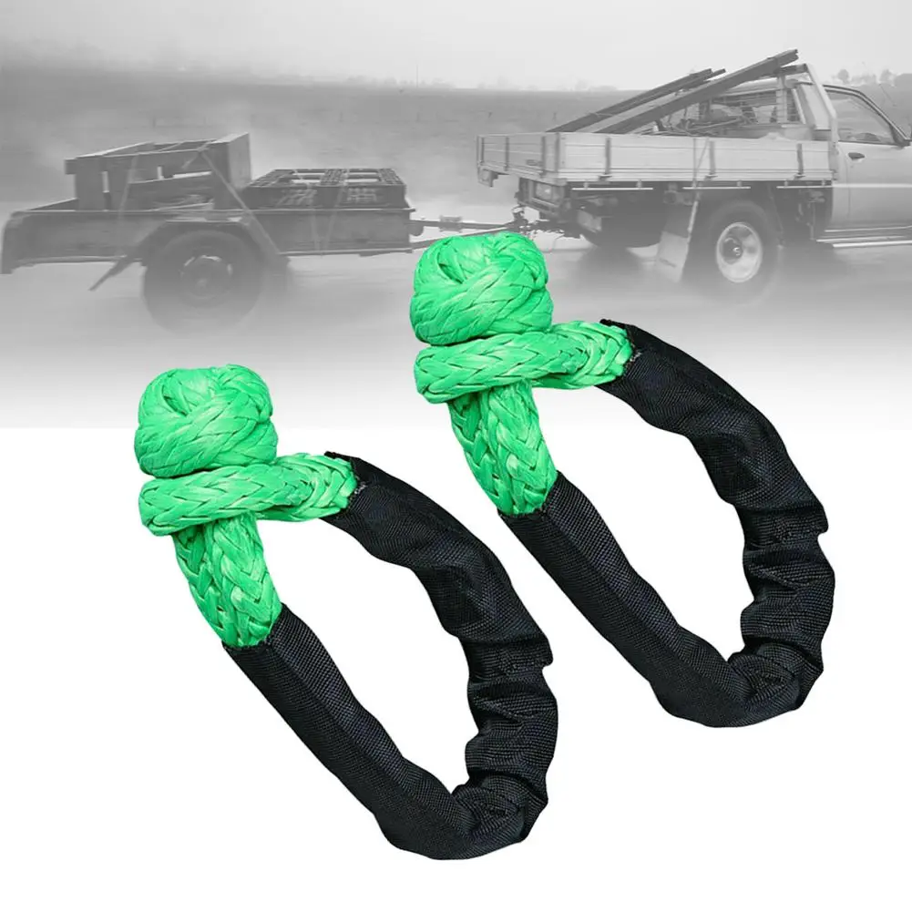 1/2inch Synthetic Soft Shackle Ropes 1 Pair 38000lbs Trailer Pull Rope with Protective Sleeves Off-Road Recovery Tow Kit for A
1/2inch Synthetic Soft Shackle Ropes 1 Pair 38000lbs Trailer Pull Rope with Protective Sleeves Off-Road Recovery Tow Kit for A