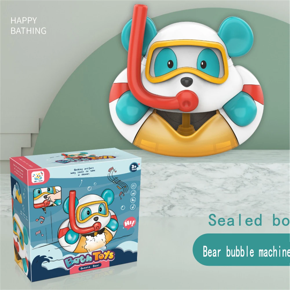 Creative and Cute Cartoon Bubble Bear Bathroom Toy Vacuum Absorption Resistant To Fall and Playable Bath Toy Comes with Music
Creative and Cute Cartoon Bubble Bear Bathroom Toy Vacuum Absorption Resistant To Fall and Playable Bath Toy Comes with Music