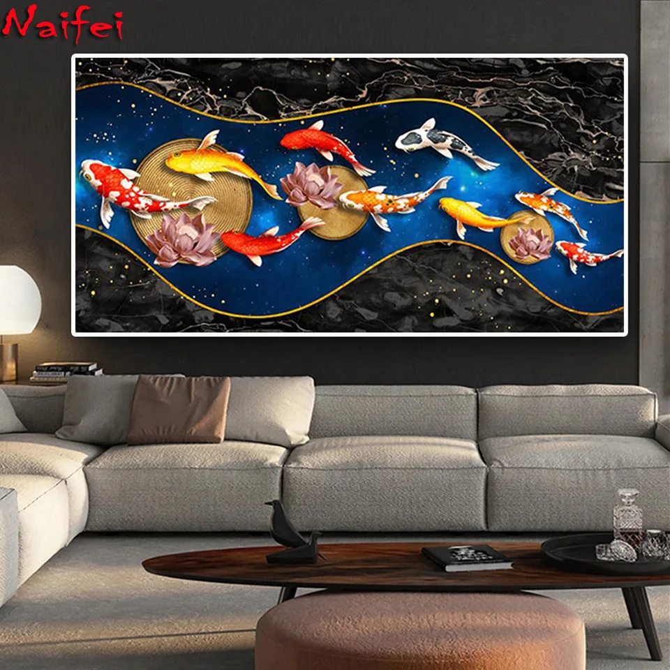 Lotus Luxury Chinese Koi DIY 5D full drill Diamond painting mosaic fish diamond embroidery gift diamond stitch home decor
Lotus Luxury Chinese Koi DIY 5D full drill Diamond painting mosaic fish diamond embroidery gift diamond stitch home decor