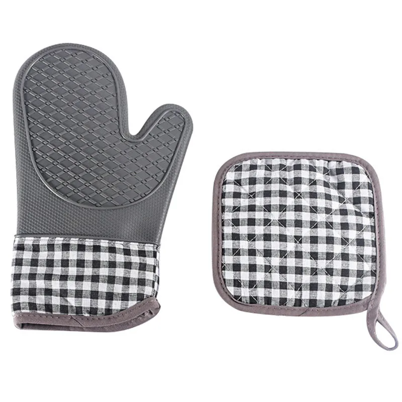 Silicone Oven Mitts and Pot Holders Sets Heat Resistant Kitchen Mitts, Oven Gloves for Kitchen Cooking Baking Grilling
Silicone Oven Mitts and Pot Holders Sets Heat Resistant Kitchen Mitts, Oven Gloves for Kitchen Cooking Baking Grilling
