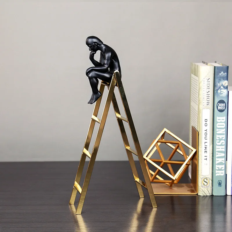 Modern Simple Thinkers'Decorative home decor for Living Room Wine Cabinet Study Office Fashion metal resin mini figures
Modern Simple Thinkers'Decorative home decor for Living Room Wine Cabinet Study Office Fashion metal resin mini figures
