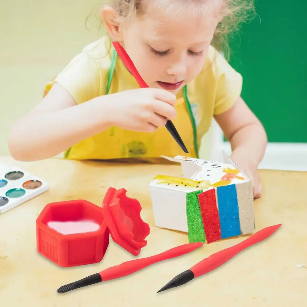 Glue Brushes Silicone Point Tipped Brushes With Seal Able Lid Brush Holder Perfect For The Brush Dipping Glue Dotting Glue
Glue Brushes Silicone Point Tipped Brushes With Seal Able Lid Brush Holder Perfect For The Brush Dipping Glue Dotting Glue