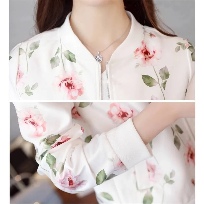 Summer Women Bomber Print Jacket Long Sleeve Basic Jacket Coats Women New 2021 Fashion Thin Slim Short Female Jackets Plue Size
Summer Women Bomber Print Jacket Long Sleeve Basic Jacket Coats Women New 2021 Fashion Thin Slim Short Female Jackets Plue Size