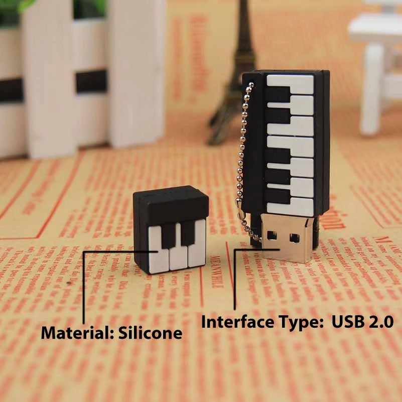 Настоящий 100% вместительный мультяшный флешка милый usb-накопитель U-Stick