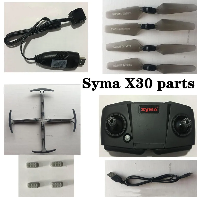 Spare Parts Motor Blade Protection Frame Remote Control Charging Cable Foot Pad for SYMA X30 GPS RC Quadcopter Drone
Spare Parts Motor Blade Protection Frame Remote Control Charging Cable Foot Pad for SYMA X30 GPS RC Quadcopter Drone