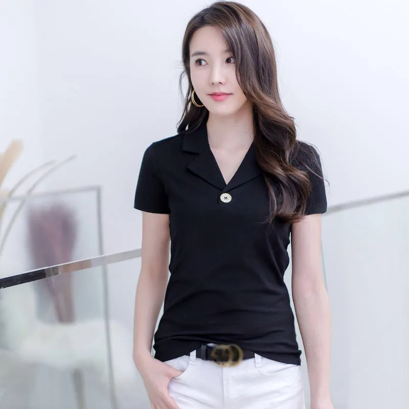 100% Cotton T Shirt Woman Short Sleeve T-shirt Woman Korean Style Plus Size Shirt 2021 New Fashion Summer Women Shirts 
100% Cotton T Shirt Woman Short Sleeve T-shirt Woman Korean Style Plus Size Shirt 2021 New Fashion Summer Women Shirts