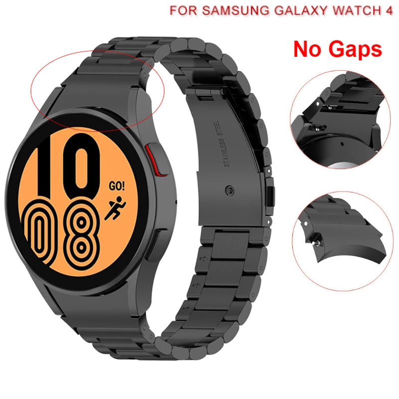 No Gaps Stainless Steel Band for Samsung Galaxy Watch 4 Classic 46mm 42mm/Watch4 44mm 40mm Watch band Curved end Metal Bracelet
No Gaps Stainless Steel Band for Samsung Galaxy Watch 4 Classic 46mm 42mm/Watch4 44mm 40mm Watch band Curved end Metal Bracelet