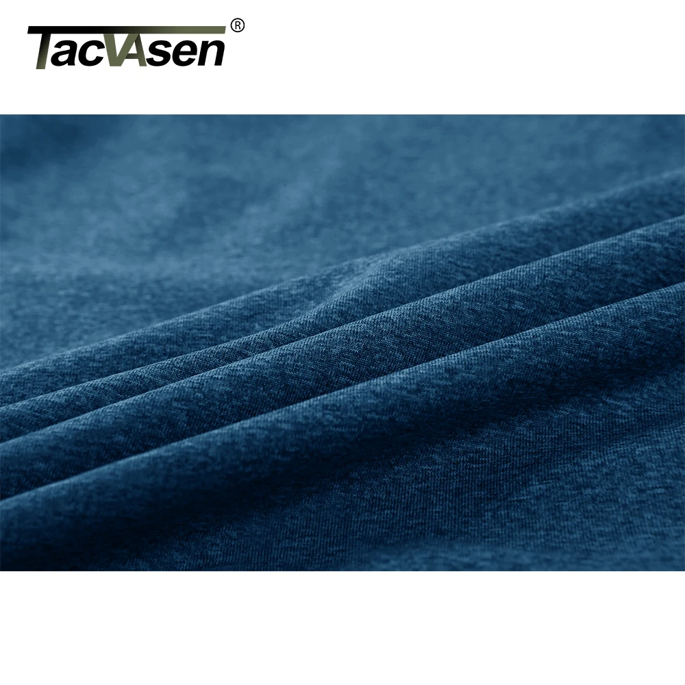 Мужской спортивный свитер TACVASEN весенне-осенний теплый топ на молнии дышащая