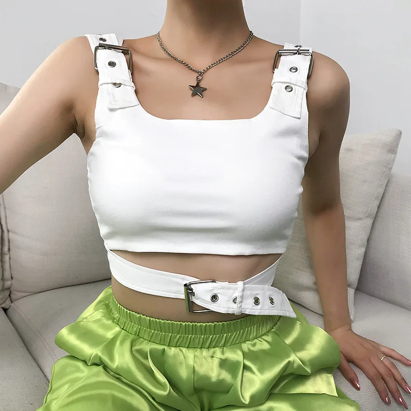 Women's Sexy Sleeveless Vest Slim Vest Solid Color Vest Fashion Sling Small Vest Street Summer Vest
Women's Sexy Sleeveless Vest Slim Vest Solid Color Vest Fashion Sling Small Vest Street Summer Vest