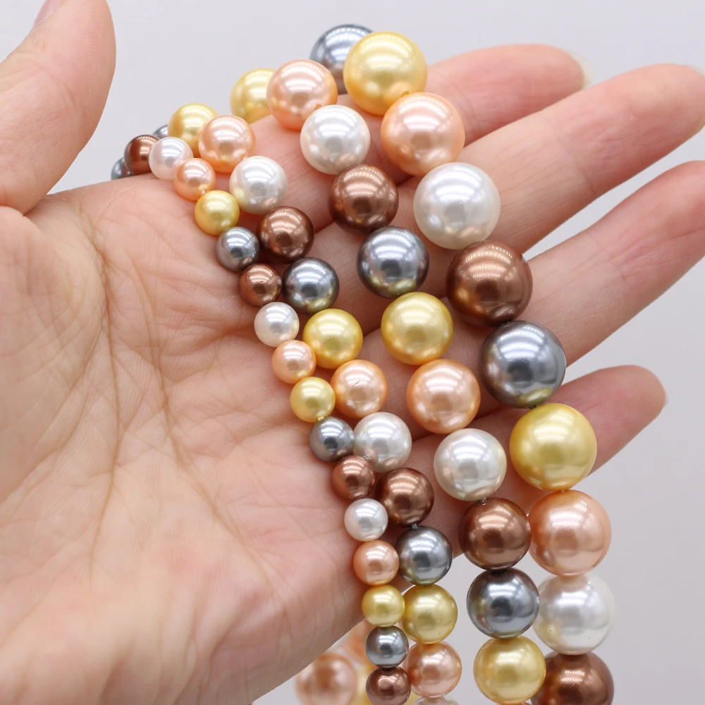 High Quality Beads Stylish Round Mixed Color Shell Beaded for Women Jewelry Making DIY Bracelets Necklace Accessories
High Quality Beads Stylish Round Mixed Color Shell Beaded for Women Jewelry Making DIY Bracelets Necklace Accessories