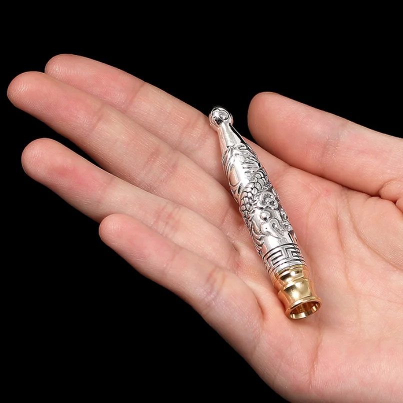 S925 Sterling Silver Cigarette Filter Pendant Pure Silver Smoke Filter Pendant GIft Dragon Filter Pendant Fashion Jewelry
S925 Sterling Silver Cigarette Filter Pendant Pure Silver Smoke Filter Pendant GIft Dragon Filter Pendant Fashion Jewelry