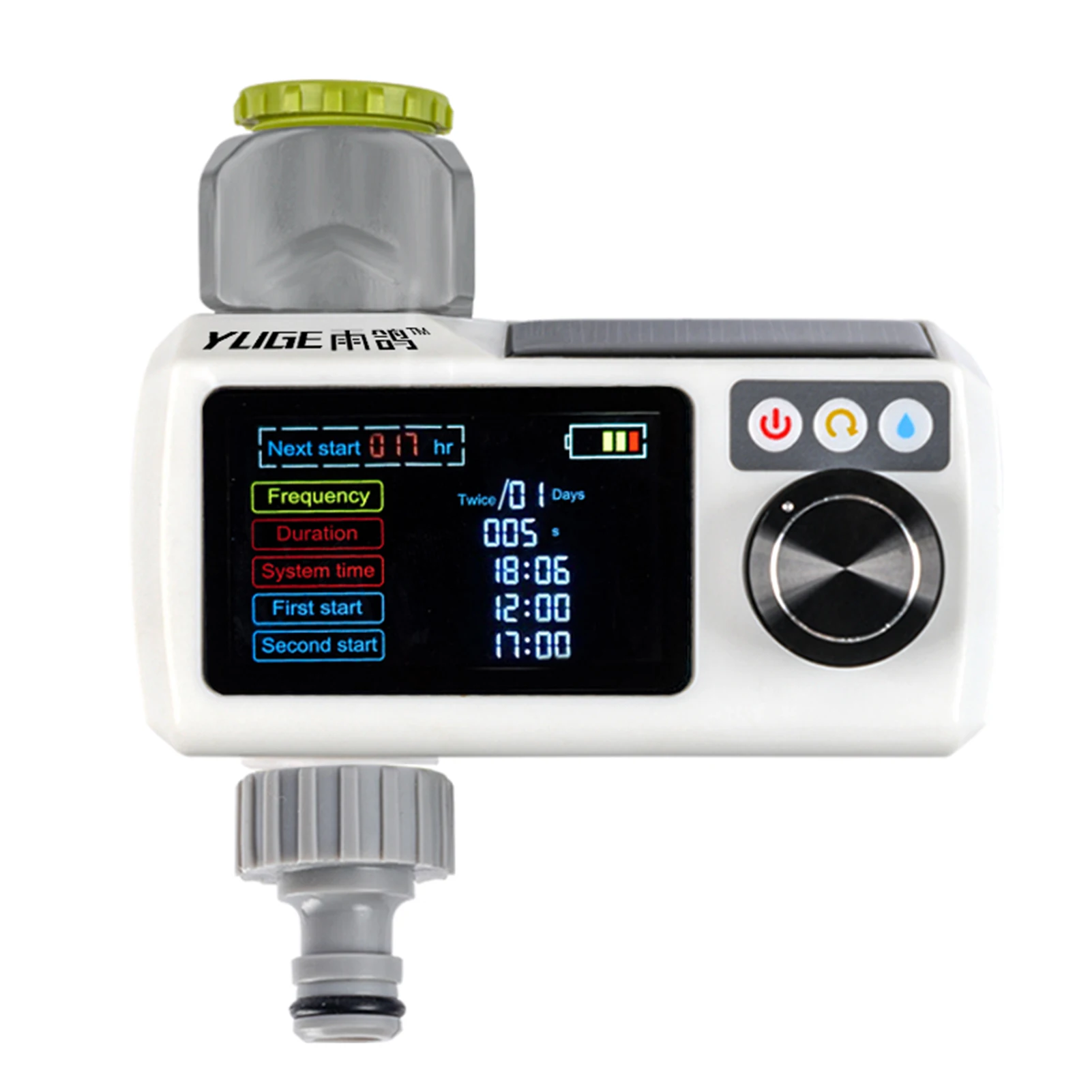 32.8ft DIY Drips Irrigation Kit with Solar Powered Watering Timer Hose Plant Self-Watering System for Pot Plant Greenhouse Patio
32.8ft DIY Drips Irrigation Kit with Solar Powered Watering Timer Hose Plant Self-Watering System for Pot Plant Greenhouse Patio