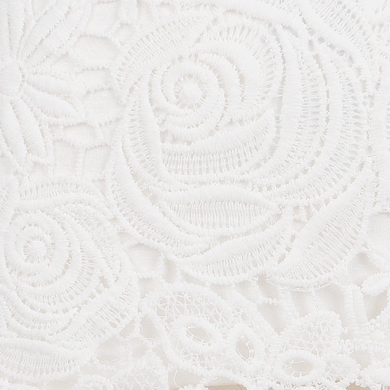 LJCUIYAO Summer Women White Lace Blouse Sleeveless Crochet Casual Shirt Plus Size Office Tops Flower Embroidery O-Neck Clothing
LJCUIYAO Summer Women White Lace Blouse Sleeveless Crochet Casual Shirt Plus Size Office Tops Flower Embroidery O-Neck Clothing