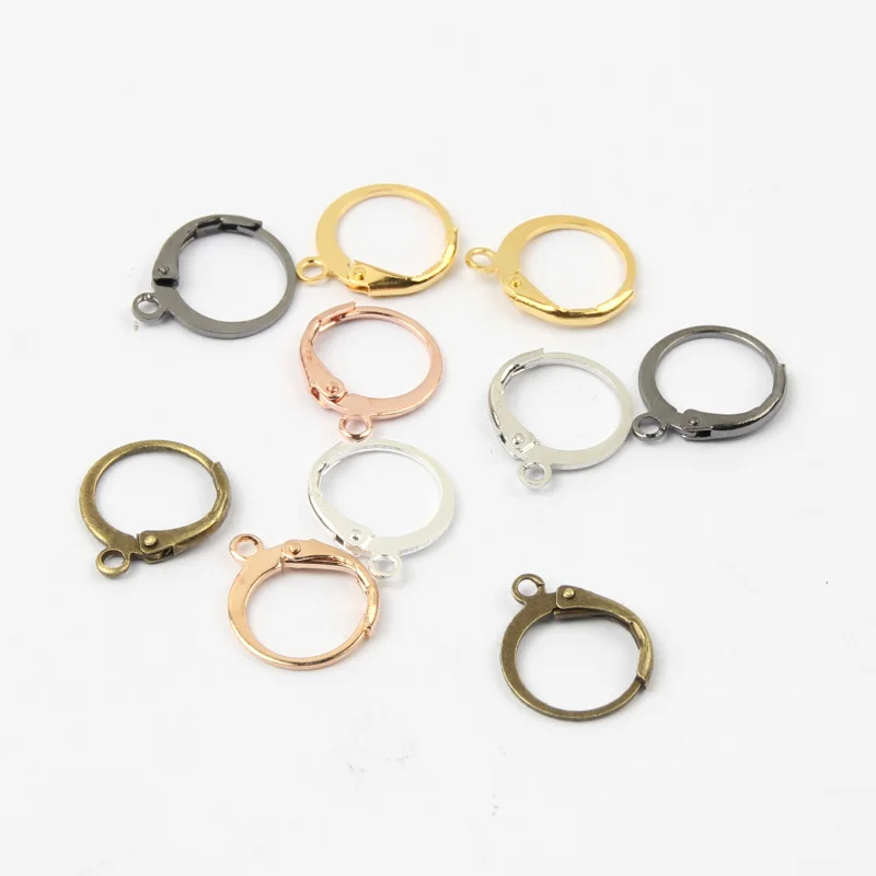 Round Multicolor 20PCS 14X12MM French Style Ear Wire Clip Hooks with Loop For Jewelry Making DIY Handmade Earring Accessories
Round Multicolor 20PCS 14X12MM French Style Ear Wire Clip Hooks with Loop For Jewelry Making DIY Handmade Earring Accessories