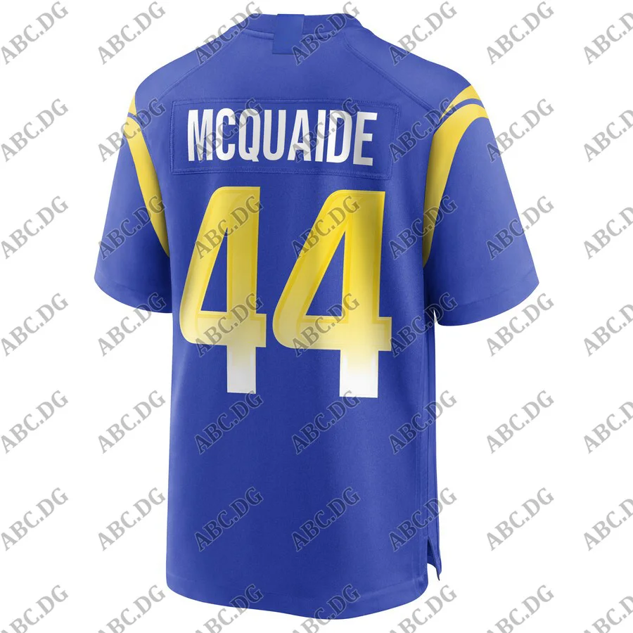 Customized Stitch American Football Jersey Men Women Kid Youth Los Angeles Jake McQuaide Royal Game Jersey
Customized Stitch American Football Jersey Men Women Kid Youth Los Angeles Jake McQuaide Royal Game Jersey