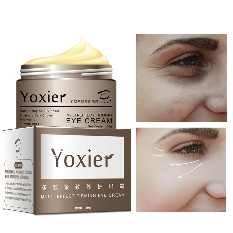 Yoxier Snail Eye Cream Firming Lifting Anti-Aging Wrinkle Remove Dark Circles Eye Bags Anti-Puffy Moisturizing Eyes Patches 30g 
Yoxier Snail Eye Cream Firming Lifting Anti-Aging Wrinkle Remove Dark Circles Eye Bags Anti-Puffy Moisturizing Eyes Patches 30g