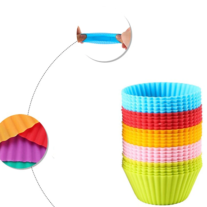 8 Pcs High Quality Muffin Silicone Moulds Non-Stick Cupcake Reusable Jelly Pudding Tart Moulds
8 Pcs High Quality Muffin Silicone Moulds Non-Stick Cupcake Reusable Jelly Pudding Tart Moulds