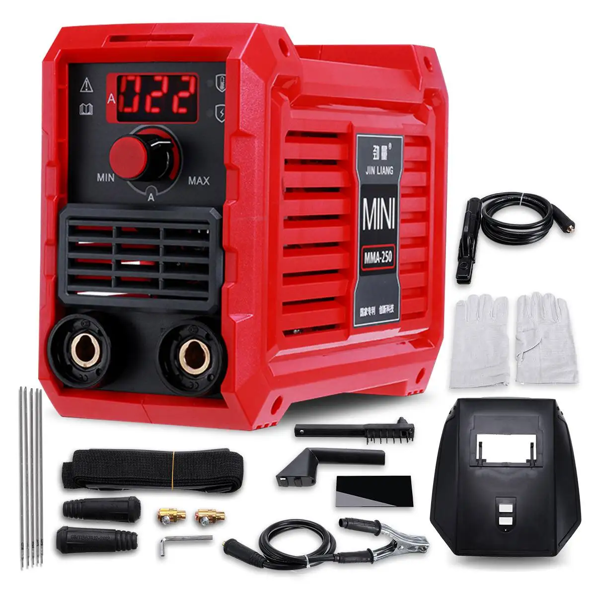 MMA-250 ARC Welder Electric Welding Machine 220V Digital Display MMA Stick Welder 3500W for DIY Welding Electric Working
MMA-250 ARC Welder Electric Welding Machine 220V Digital Display MMA Stick Welder 3500W for DIY Welding Electric Working