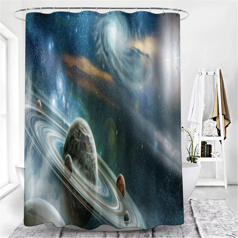Planet Shower Curtain Waterproof Universe Bathroom Curtain Shower Polyester Bath Curtain
Planet Shower Curtain Waterproof Universe Bathroom Curtain Shower Polyester Bath Curtain