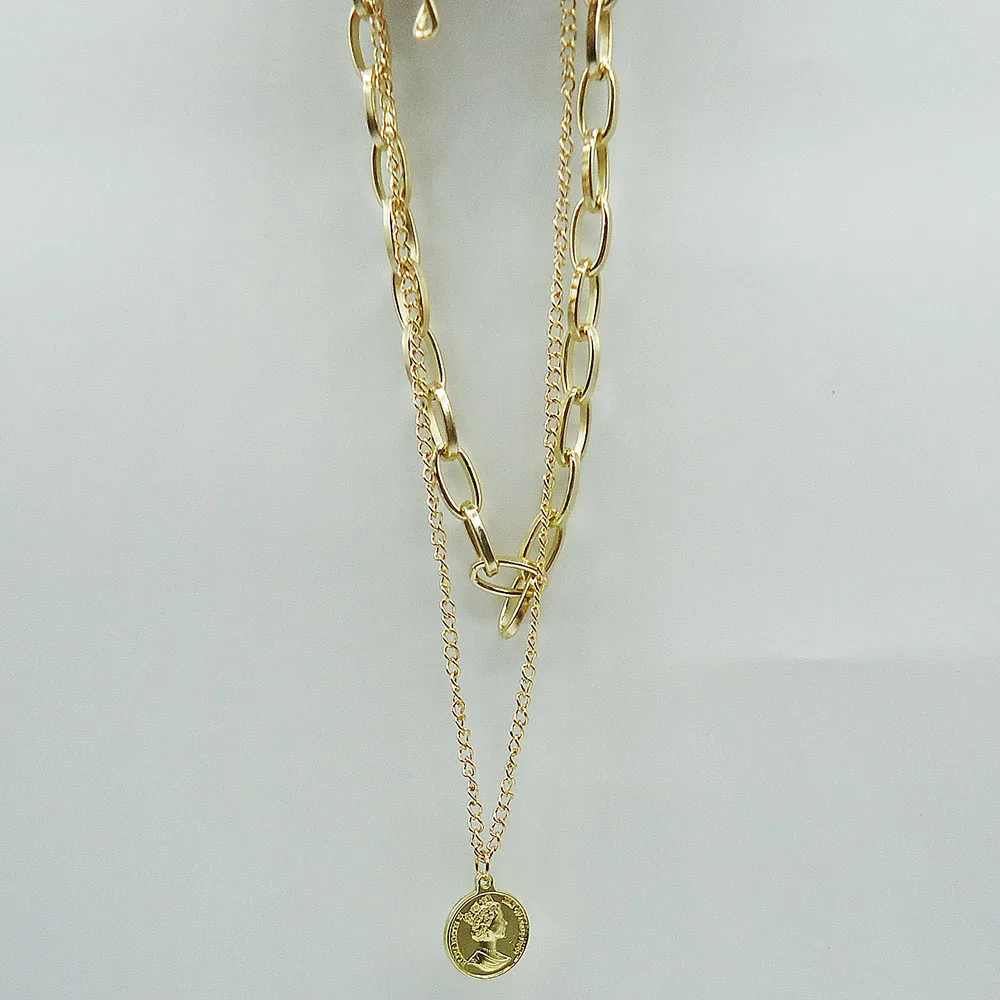 Luxury Harry Styles Cuban Link Chain Women's Necklaces Vintage Golden Coin Pendant Choker On Neck Accessories For Girls Colar
Luxury Harry Styles Cuban Link Chain Women's Necklaces Vintage Golden Coin Pendant Choker On Neck Accessories For Girls Colar