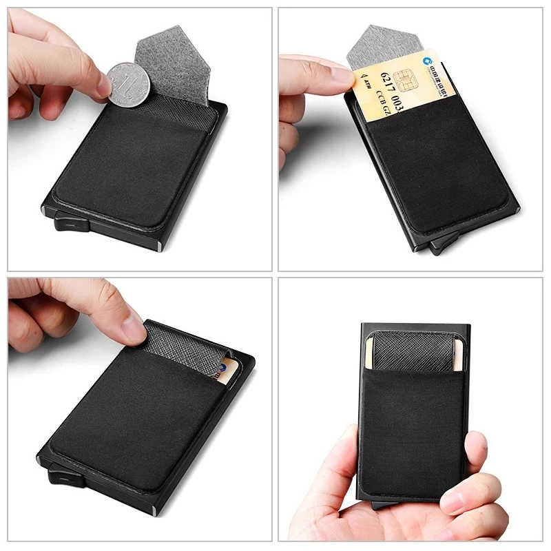 Pop Up Id RFID Card Male Wallet Mini Package Fashion Aluminum Metal Protective Gear Storage Bag Smart Quick Release Women Wallet
Pop Up Id RFID Card Male Wallet Mini Package Fashion Aluminum Metal Protective Gear Storage Bag Smart Quick Release Women Wallet