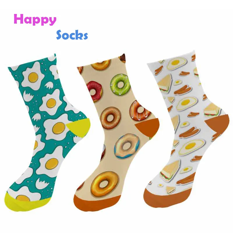 Happy Women Socks Funny Harajuku Fashion Socks With Print Egg Hamburger Ice cream food Art Cute Socks Chirstmas Gift For Socks
Happy Women Socks Funny Harajuku Fashion Socks With Print Egg Hamburger Ice cream food Art Cute Socks Chirstmas Gift For Socks