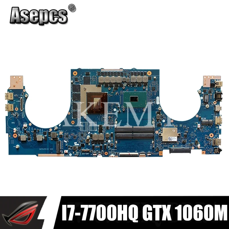 Материнская плата Akemy GL702VMK для For Asus ROG GL702VML GL702VM Laotop с I7 7700HQ GPU GTX 1060M|Материнские