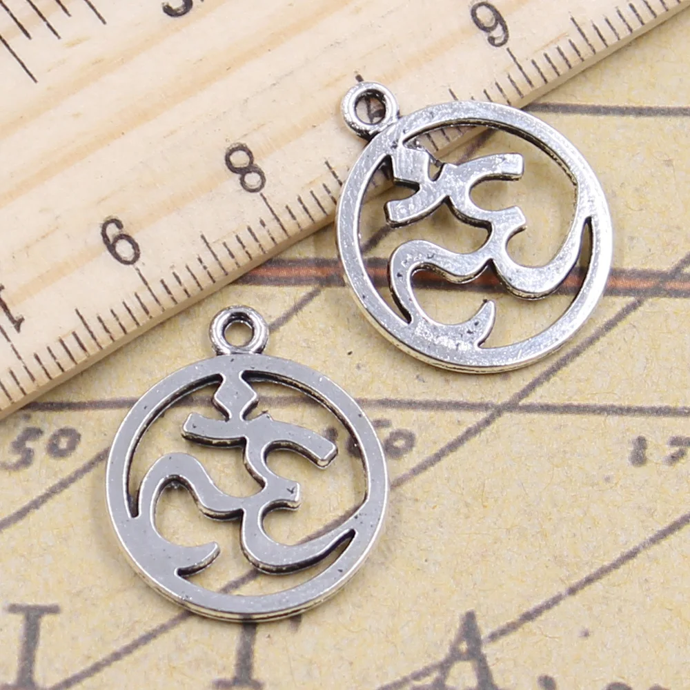 20pcs Charms Yoga Om 22x19mm Tibetan Pendants Crafts Making Findings Handmade Antique Jewelry DIY For Necklace
20pcs Charms Yoga Om 22x19mm Tibetan Pendants Crafts Making Findings Handmade Antique Jewelry DIY For Necklace