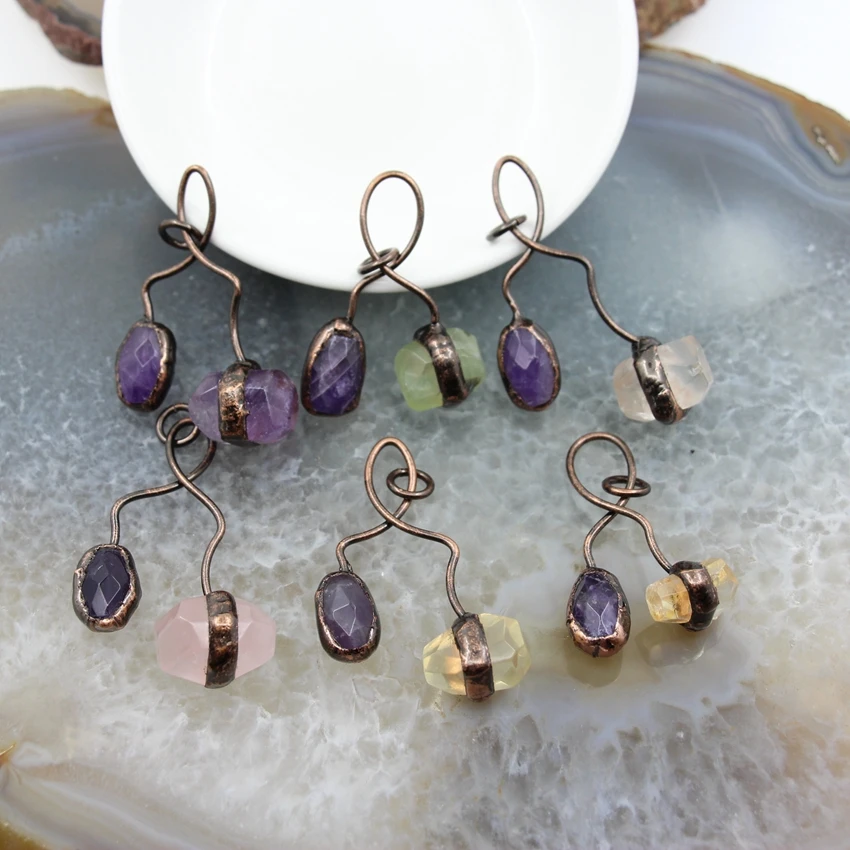 Natural Amethysts/Rose Quartzs/Lemon Quartz/Citrines Vintage Minimalist Pendant For DIY Necklace Jewelry Making Accessories
Natural Amethysts/Rose Quartzs/Lemon Quartz/Citrines Vintage Minimalist Pendant For DIY Necklace Jewelry Making Accessories
