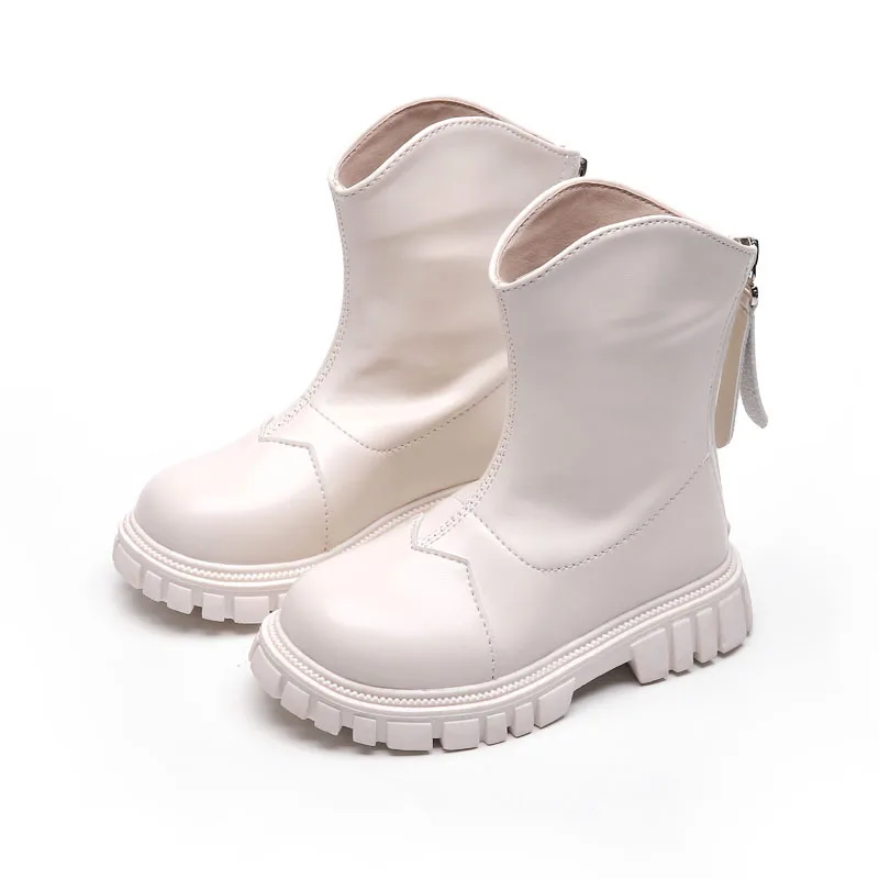 Kids Ankle Boots Korean Style New Spring Little Princess White Boots Breathable Boots Mouth Curve Children Fashion Leather Boots 
Kids Ankle Boots Korean Style New Spring Little Princess White Boots Breathable Boots Mouth Curve Children Fashion Leather Boots