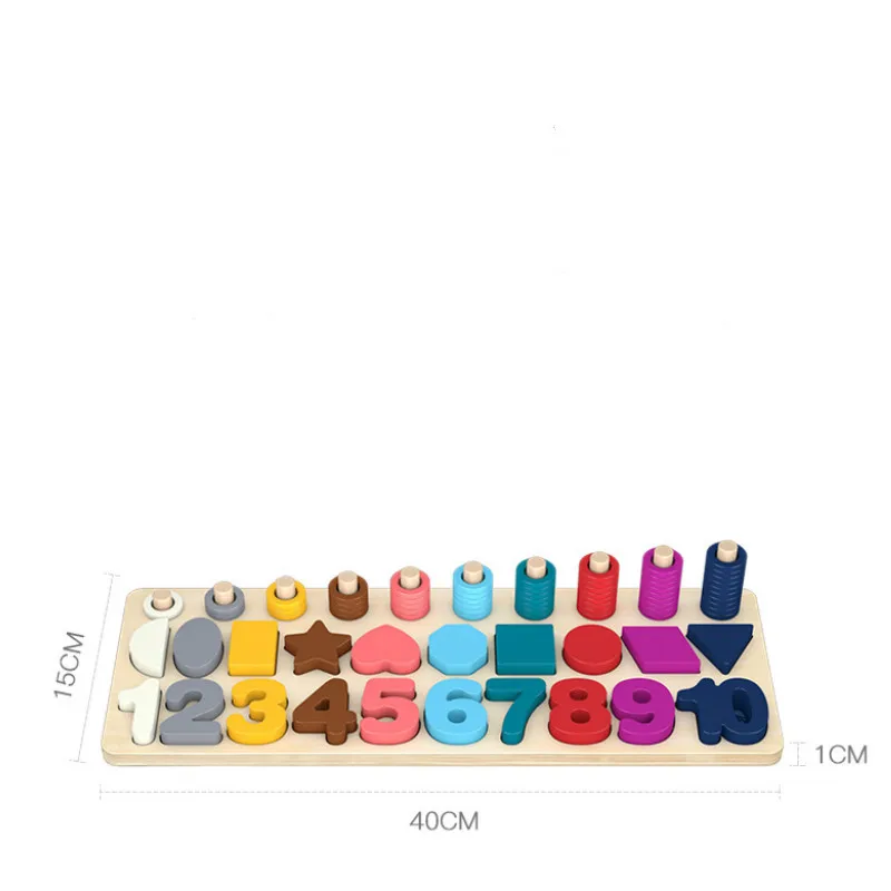 Baby Toys Montessori Educational Wooden Toys For kids Board Math Count Numbers Matching Digital Shape Match Early Education Toy
Baby Toys Montessori Educational Wooden Toys For kids Board Math Count Numbers Matching Digital Shape Match Early Education Toy