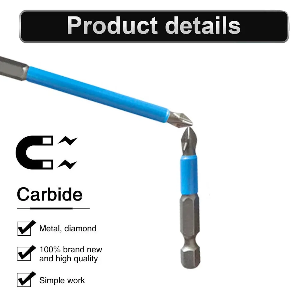 12pc 50mm PH2 Magnetic Screwdriver Bit Anti Slip Steel Electric Screw Driver Bits HRC 58-60 Degree Screwdriver Bits
12pc 50mm PH2 Magnetic Screwdriver Bit Anti Slip Steel Electric Screw Driver Bits HRC 58-60 Degree Screwdriver Bits